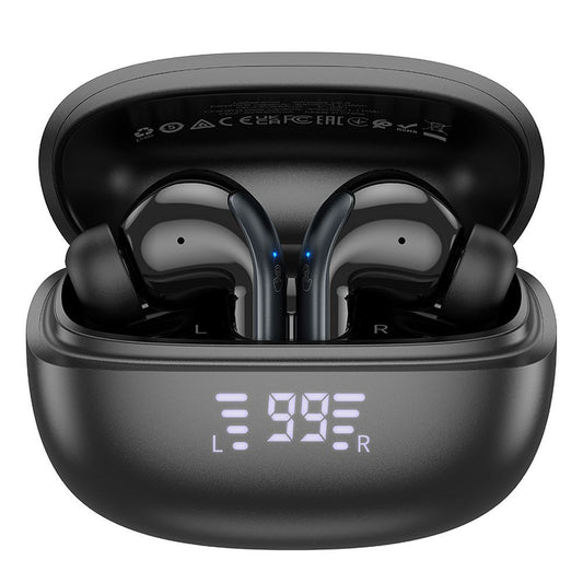 Handenvrije Bluetooth HOCO EQ5, TWS, ANC, Zwart