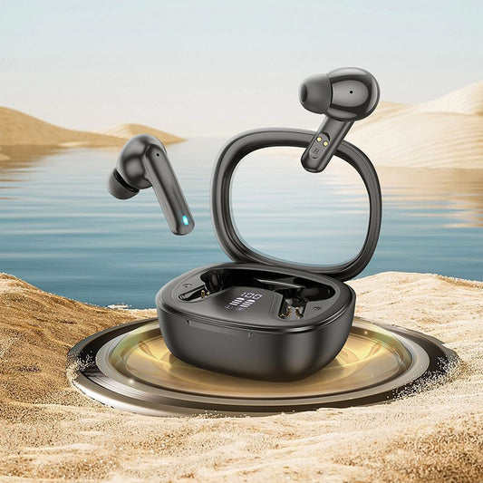 Handsfree Bluetooth HOCO Shadow EQ6, TWS, Zwart