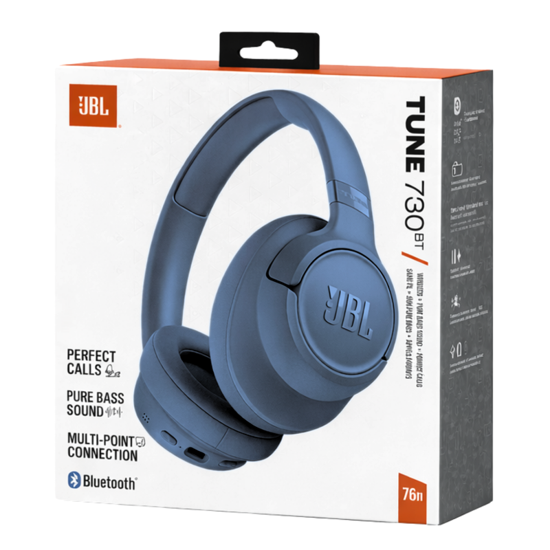 Handsfree Bluetooth JBL Tune 730BT, MultiPoint, A2DP, Blauw JBLT730BTBLU