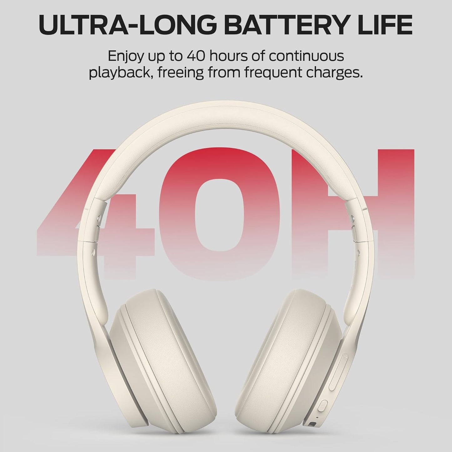 Handsfree Bluetooth Monster Mission 100, MultiPoint, A2DP, ANC, Wit