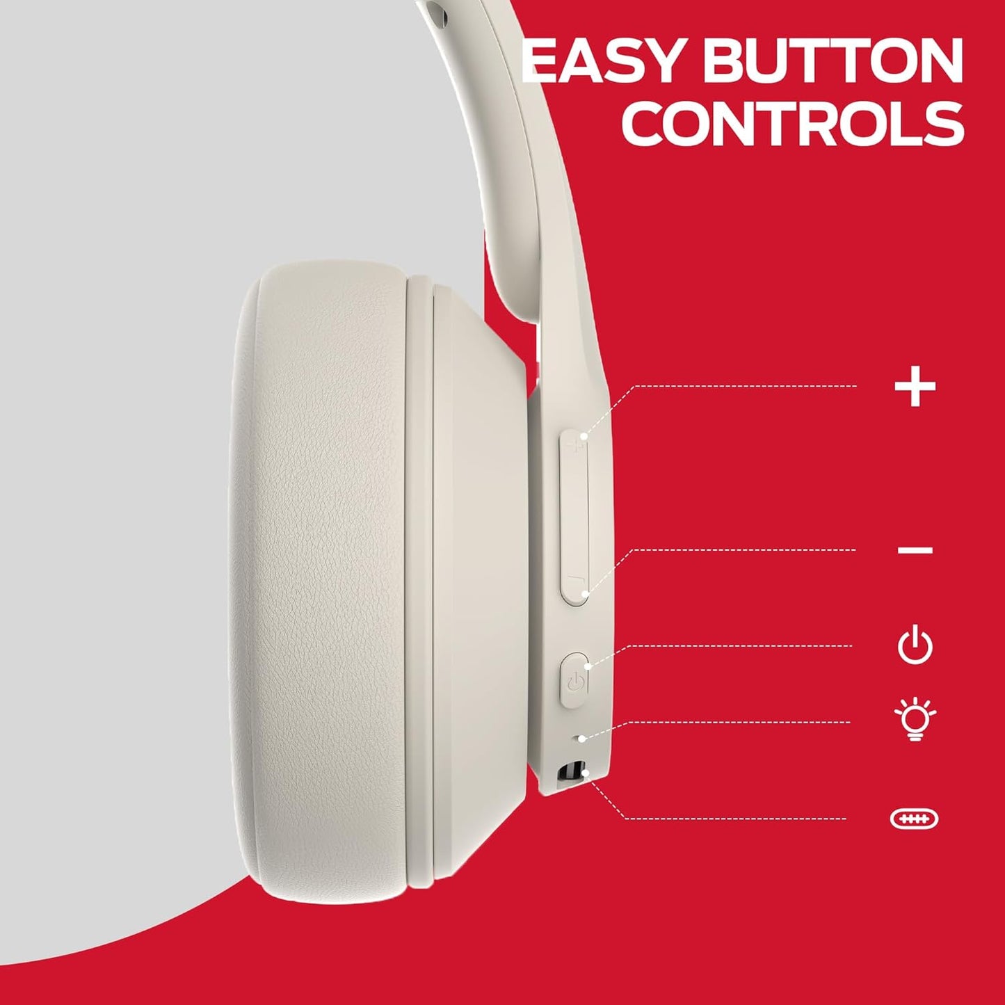 Handsfree Bluetooth Monster Mission 100, MultiPoint, A2DP, ANC, Wit