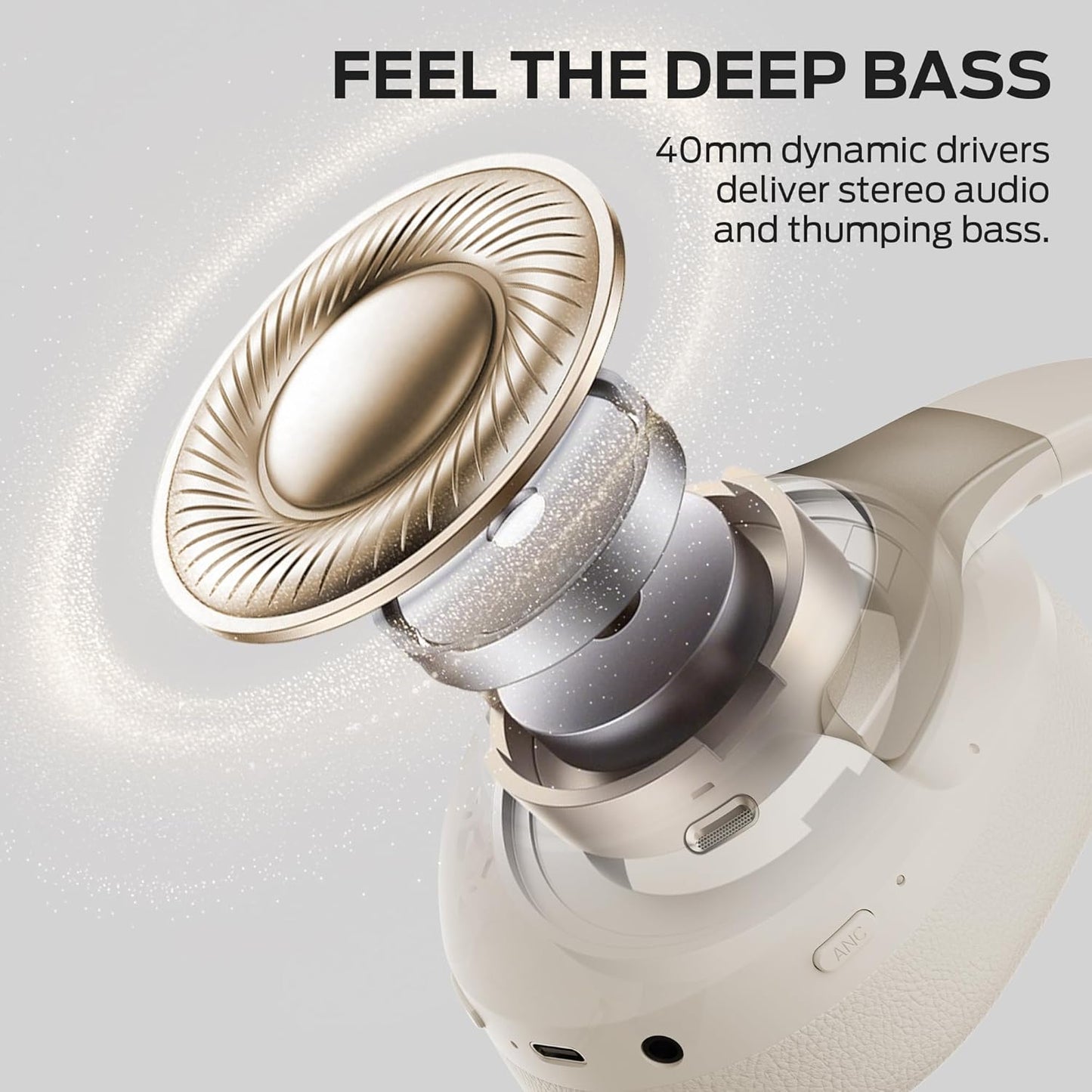 Kit mains libres Bluetooth Monster Persona 5th, MultiPoint, A2DP, ANC, Blanc
