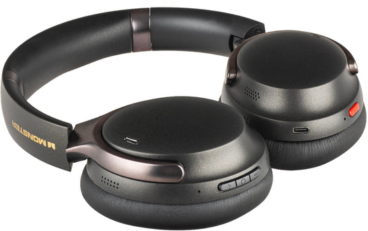 Handsfree Bluetooth Monster QuiteFit V3, MultiPoint, A2DP, ANC, Zwart