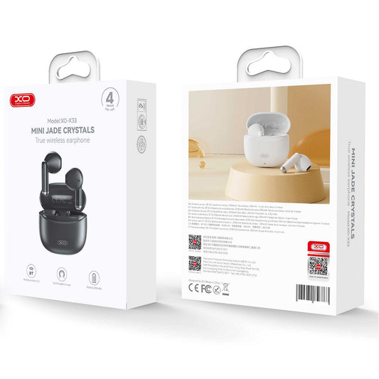 Handsfree Bluetooth XO Design X33, TWS, Zwart
