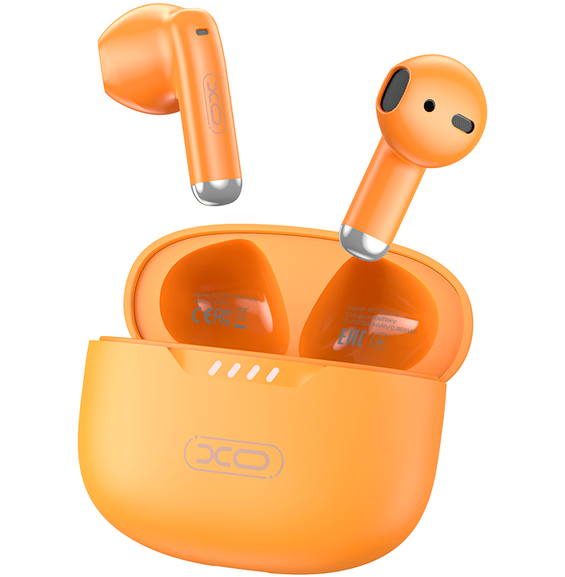 Casque Bluetooth XO Design G50, TWS, Orange