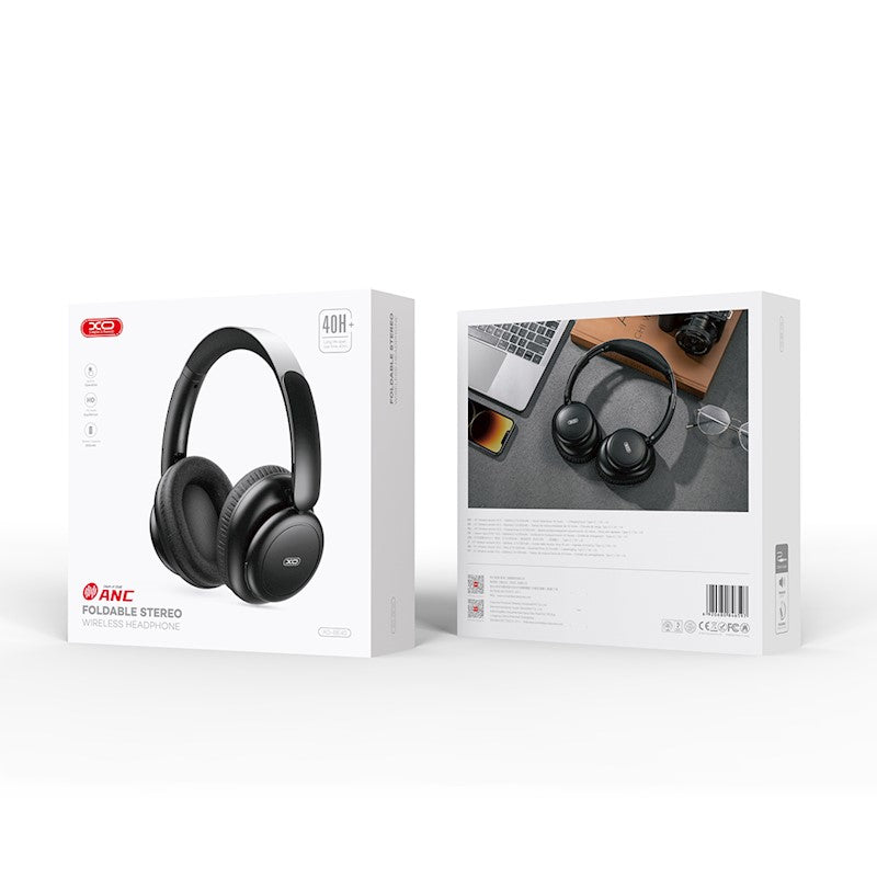 Handsfree Bluetooth XO Design BE40, A2DP, ANC, Zwart