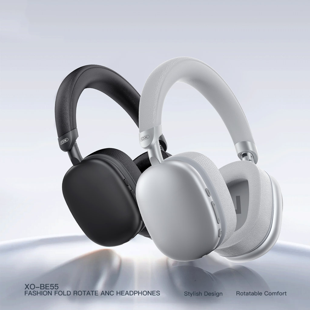 Handsfree Bluetooth XO Design BE55, A2DP, ANC, Zilver