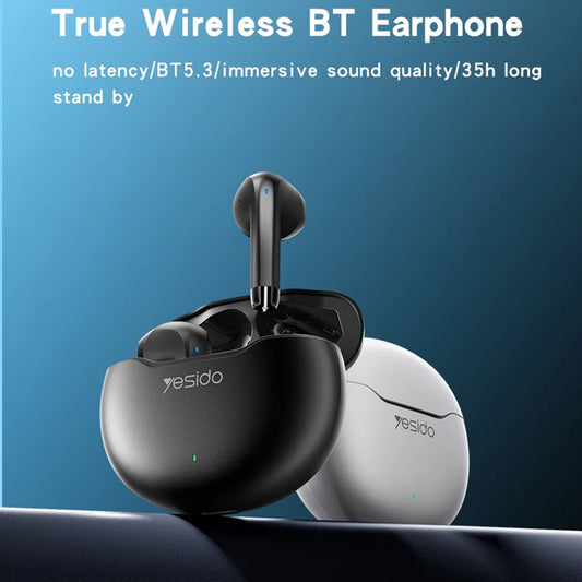 Kit mains libres Bluetooth Yesido TWS21, TWS, Blanc