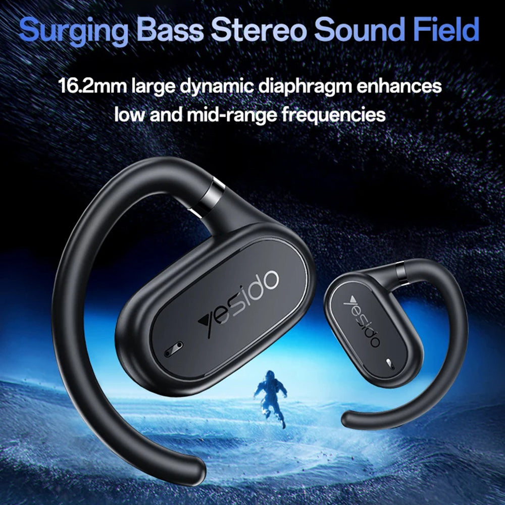 Kit mains libres Bluetooth Yesido YSP25, TWS, Noir