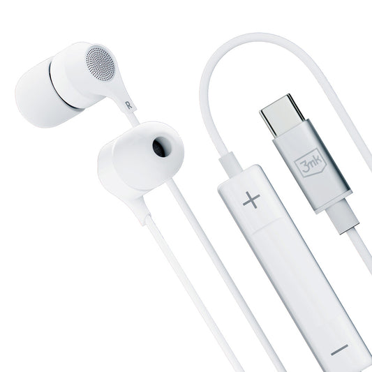 Kit mains libres USB-C 3MK, blanc