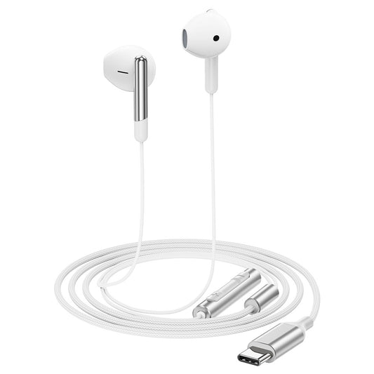 Handsfree USB-C Acefast L3, 1,2 m, Weiß