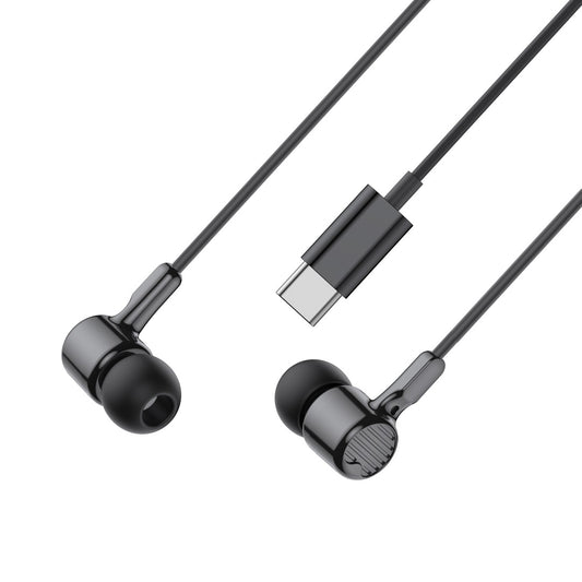 Handsfree USB-C XO Design EP81, Zwart