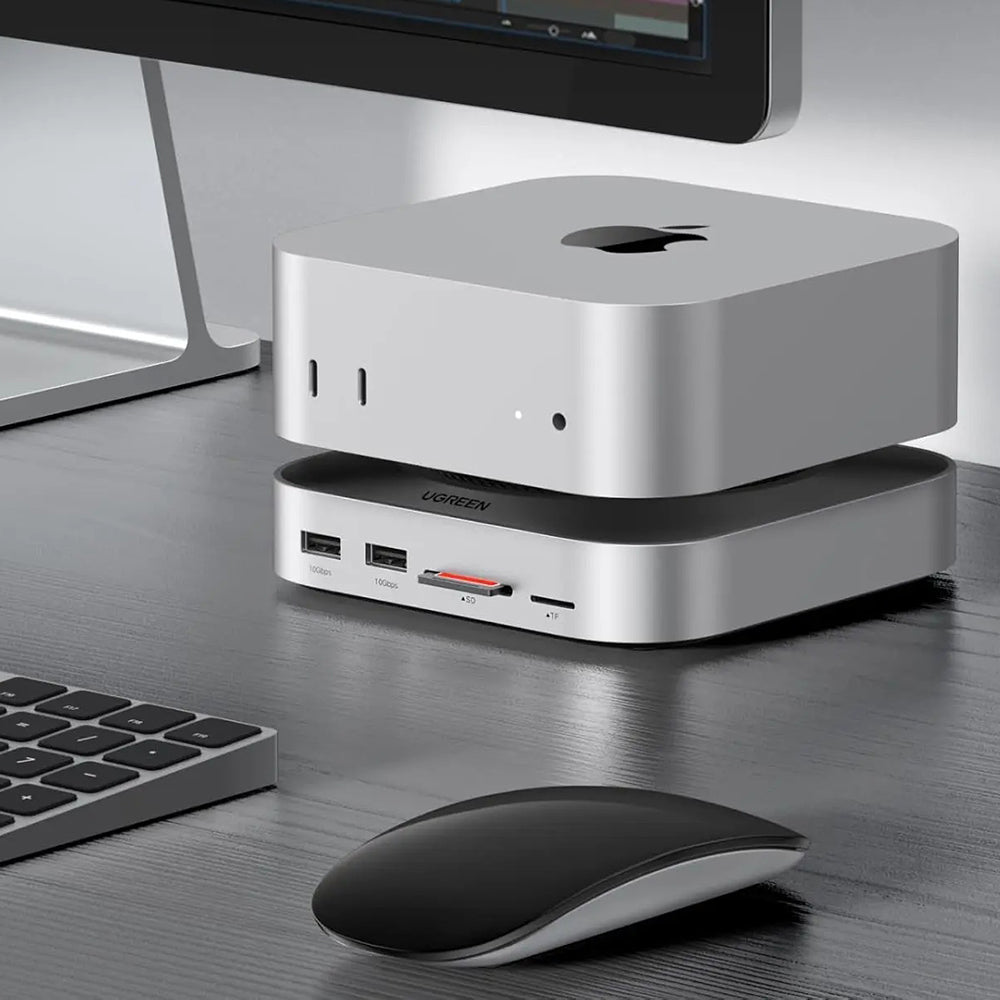 Multifunctionele Hub GREEN CM841 (65487) voor Apple Mac Mini M4, Zwart