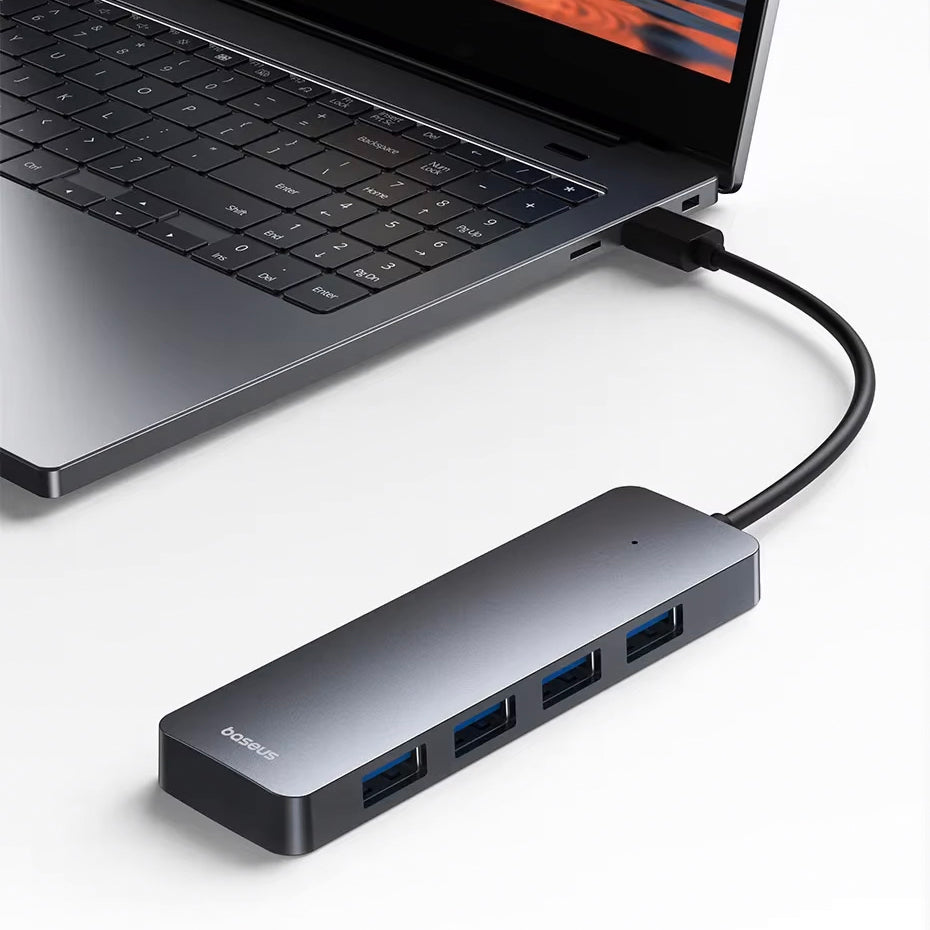 Hub USB Baseus UltraJoy Lite, 4 x USB-A 3.0, Grijs B0005280B811-00