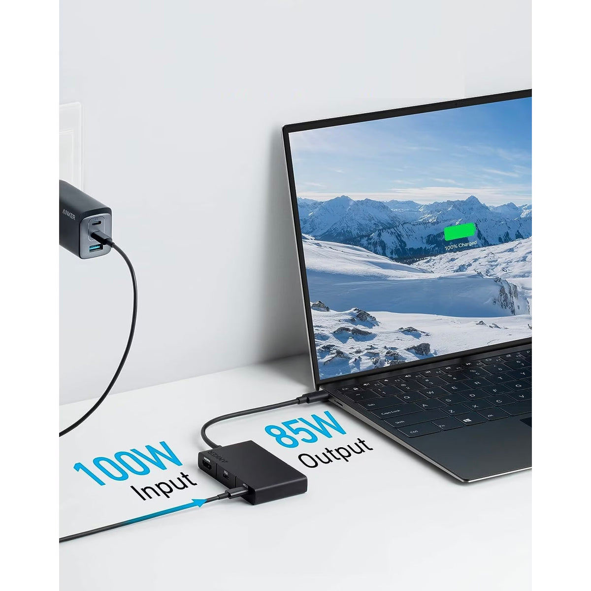 USB-C Hub Anker 332, 2 x USB-A - 2 x USB-C - 1 x HDMI, Zwart A8356G11