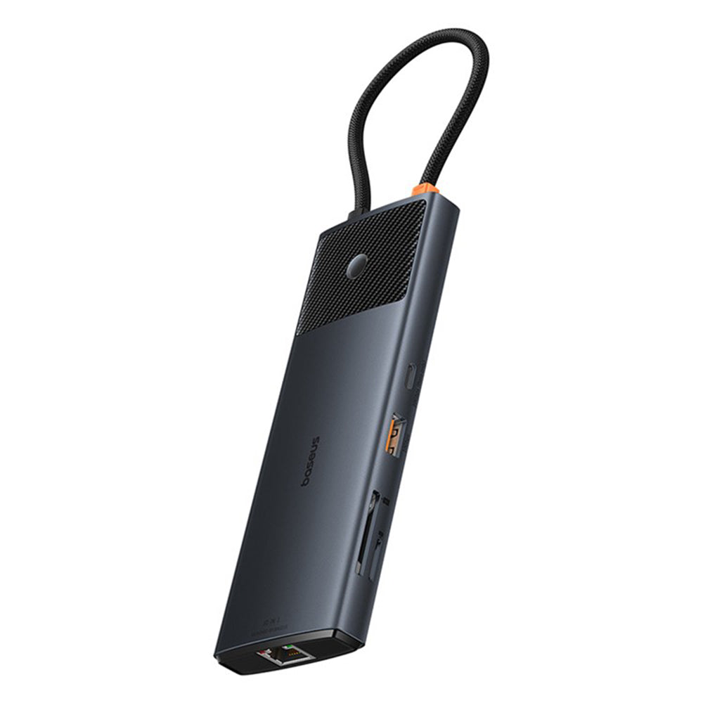 Hub USB-C Baseus Gleam II, 10in1, Zwart B0114200