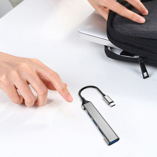 Dudao A16T Hub USB-C, 3 x USB-A - 1 x USB-A 3.0, noir