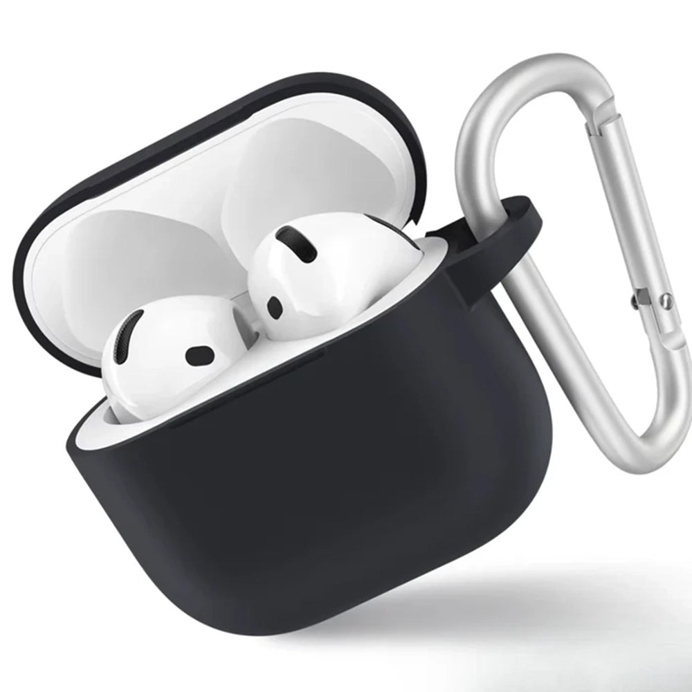 Blueo Liquid-hoesje voor Apple AirPods 4 / AirPods 5, zwart