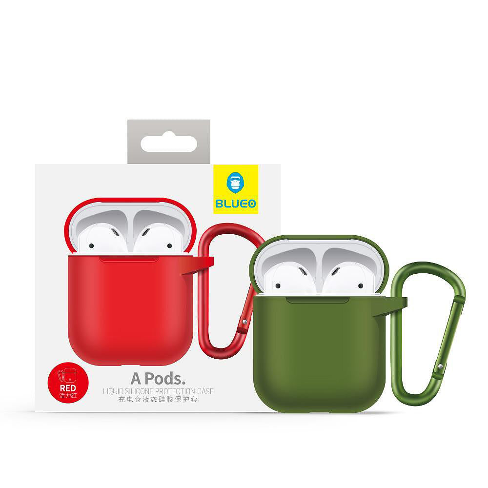 Blueo Liquid hoesje voor Apple AirPods Gen 1, Groen