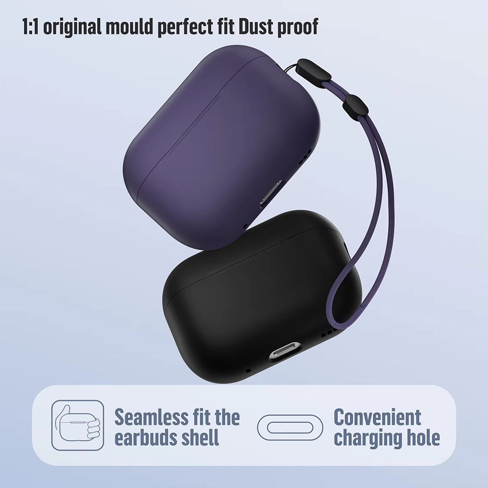 Blueo Liquid Hülle für Apple AirPods Pro 2, Marineblau