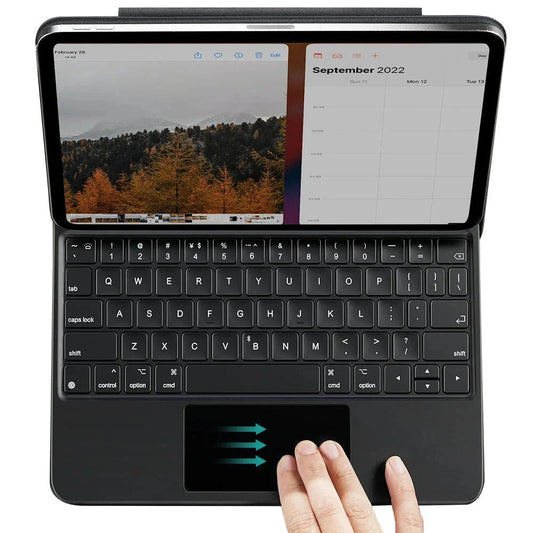 Tastaturhülle für Apple iPad (2025) / (2022), ESR, Rebound New, Schwarz