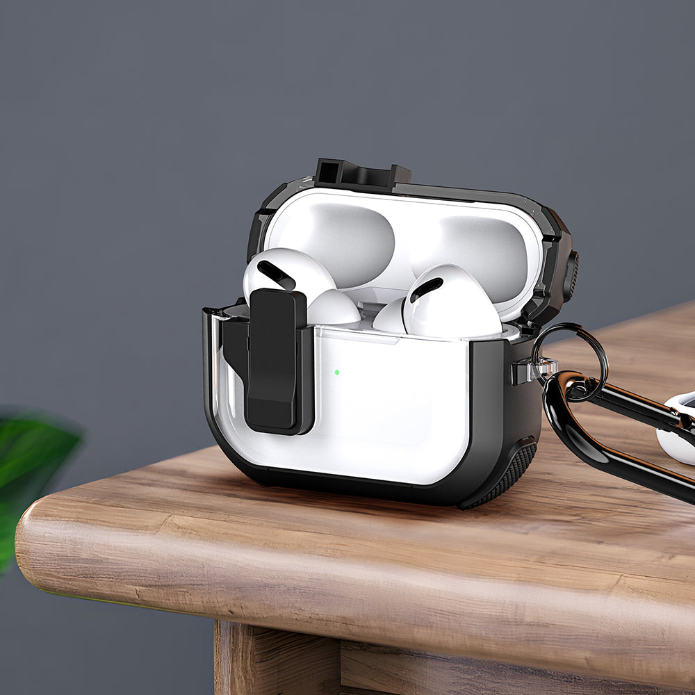 Coque DUX DUCIS PECN pour Apple AirPods 4, Rose Blanc
