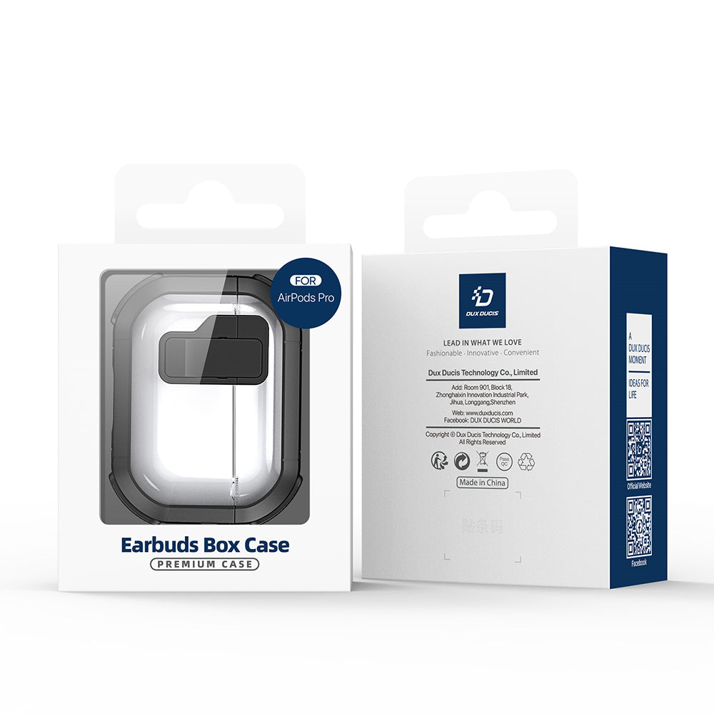 Coque DUX DUCIS PECN pour Apple AirPods 4, Rose Blanc