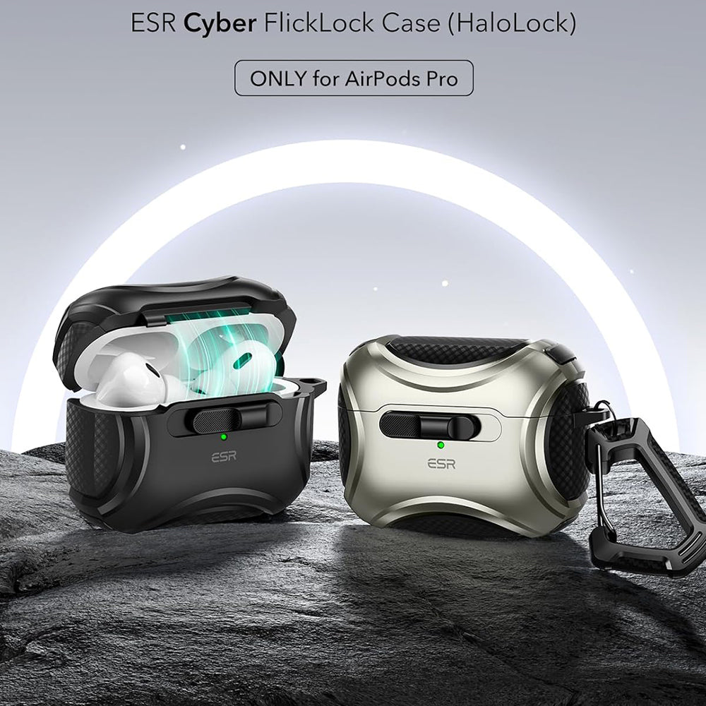 Étui ESR Cyber pour Apple AirPods Pro Series, Noir