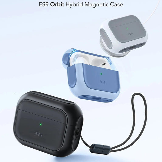 ESR Orbit Hybrid hoes voor Apple AirPods Pro 3, Zwart