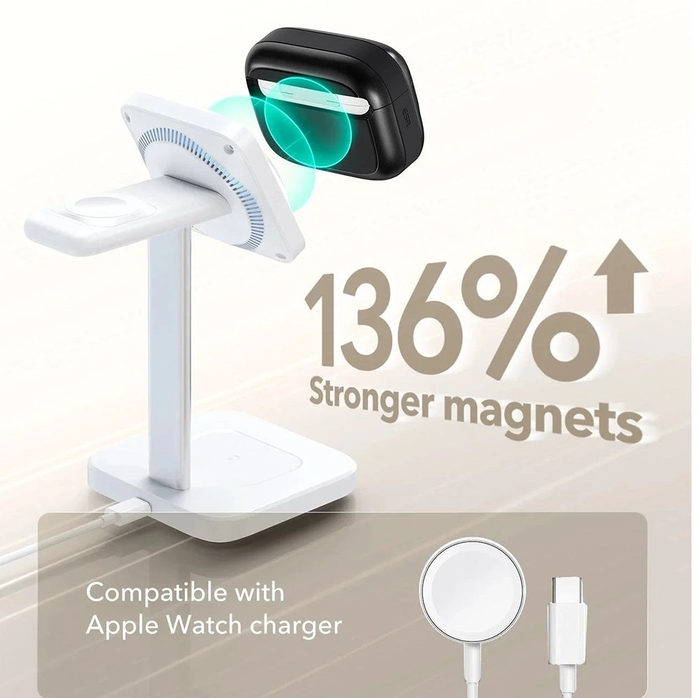 Étui ESR Pulse Magnetic FlickLock pour Apple AirPods Pro 3, Blanc