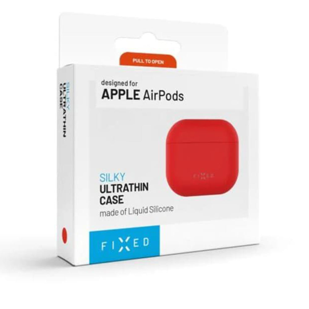 Fixed Silky hoes voor Apple AirPods 4, Rood