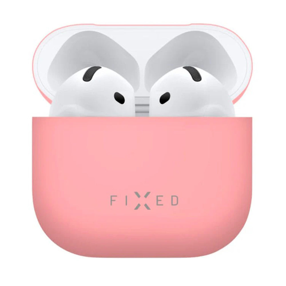 Fixed Silky hoesje voor Apple AirPods 4, Roze
