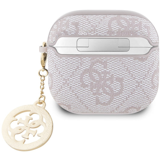 Guess 4G Strass Charm hoes voor Apple AirPods 4, Roze