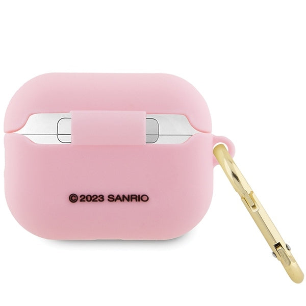 Étui Hello Kitty 3D Kitty Head pour Apple AirPods Pro 2, Rose