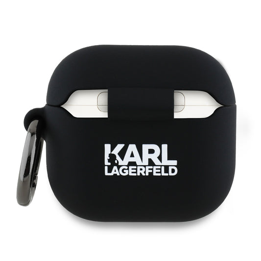 Karl Lagerfeld 3D Choupette's Head hoes voor Apple AirPods 4, Zwart
