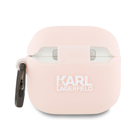 Karl Lagerfeld 3D Choupette's Head hoes voor Apple AirPods 4, Roze
