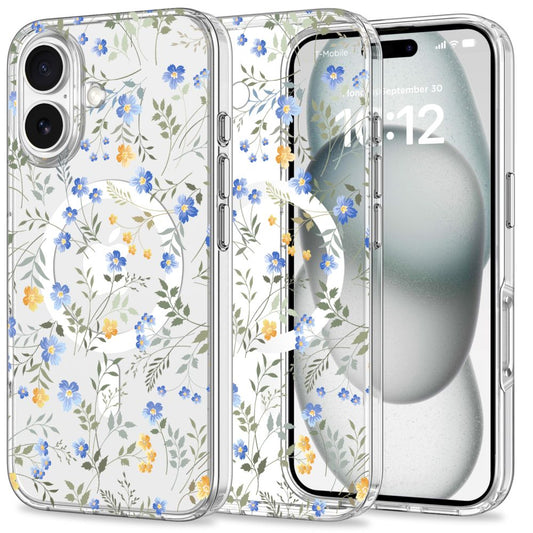 MagSafe hoesje voor Apple iPhone 16, Tech-Protect, Magmood, Transparant