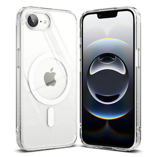 MagSafe hoesje voor Apple iPhone 16e, Ringke, Fusion, Transparant