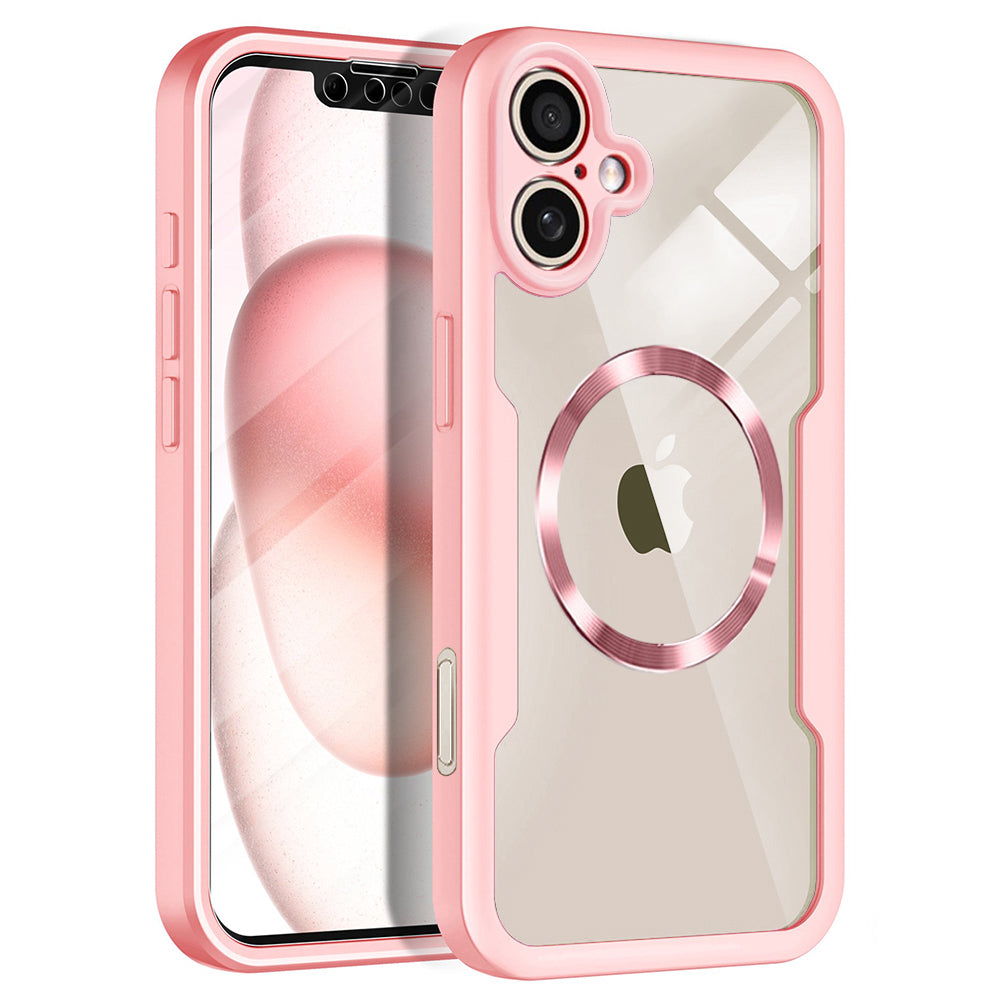 MagSafe Hülle für Apple iPhone 17, Techsuit, ColorVerse 360, Rosa