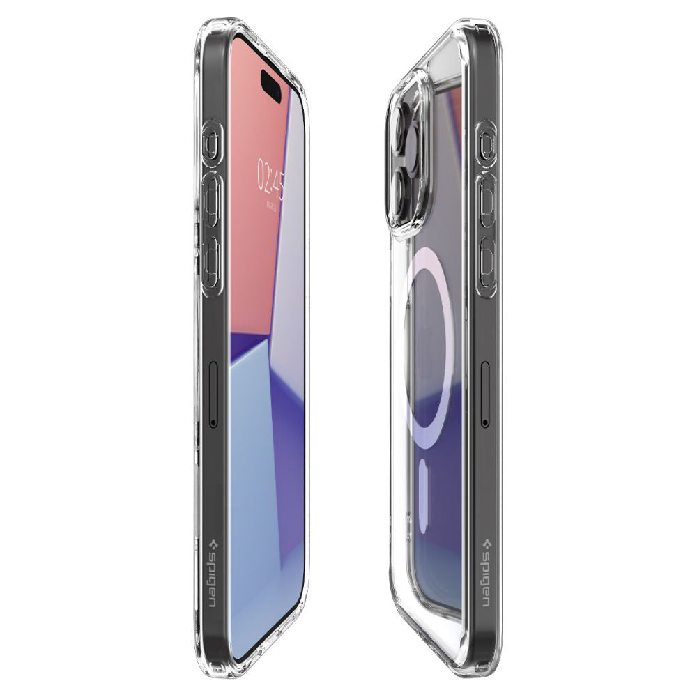 MagSafe Hülle für Apple iPhone 15 Pro Max, Spigen, Ultra Hybrid, Weiß ACS06576