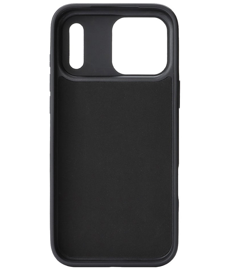 Coque MagSafe pour Apple iPhone 17 Pro, OEM, Anneau Métallique en Carbone, Noire