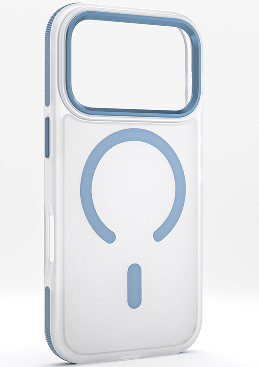 MagSafe-hoesje voor Apple iPhone 18 Pro / 17 Pro, Etteri, Icy Mag, Blauw