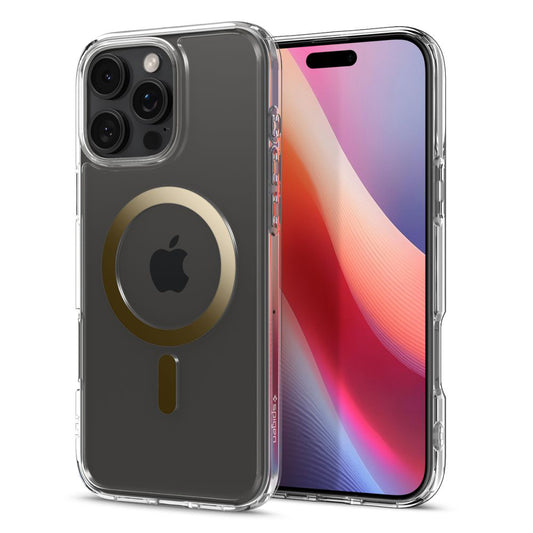 MagSafe Hülle für Apple iPhone 16 Pro, Spigen, Ultra Hybrid, Aurie ACS08132