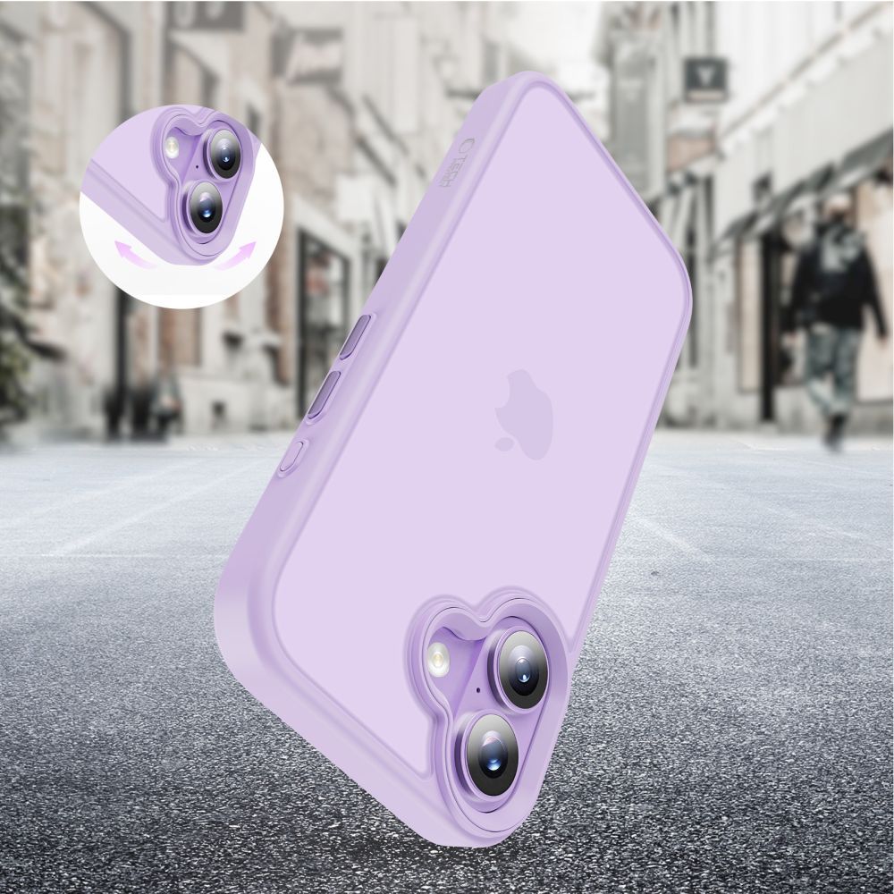 Hoes voor Apple iPhone 17, Tech-Protect, Magmat, Paars Mat