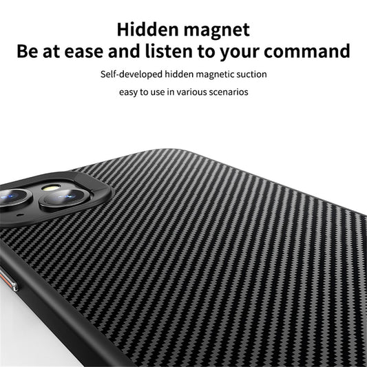 MagSafe-Hülle für Apple iPhone 15, OEM, Carbon, Schwarz