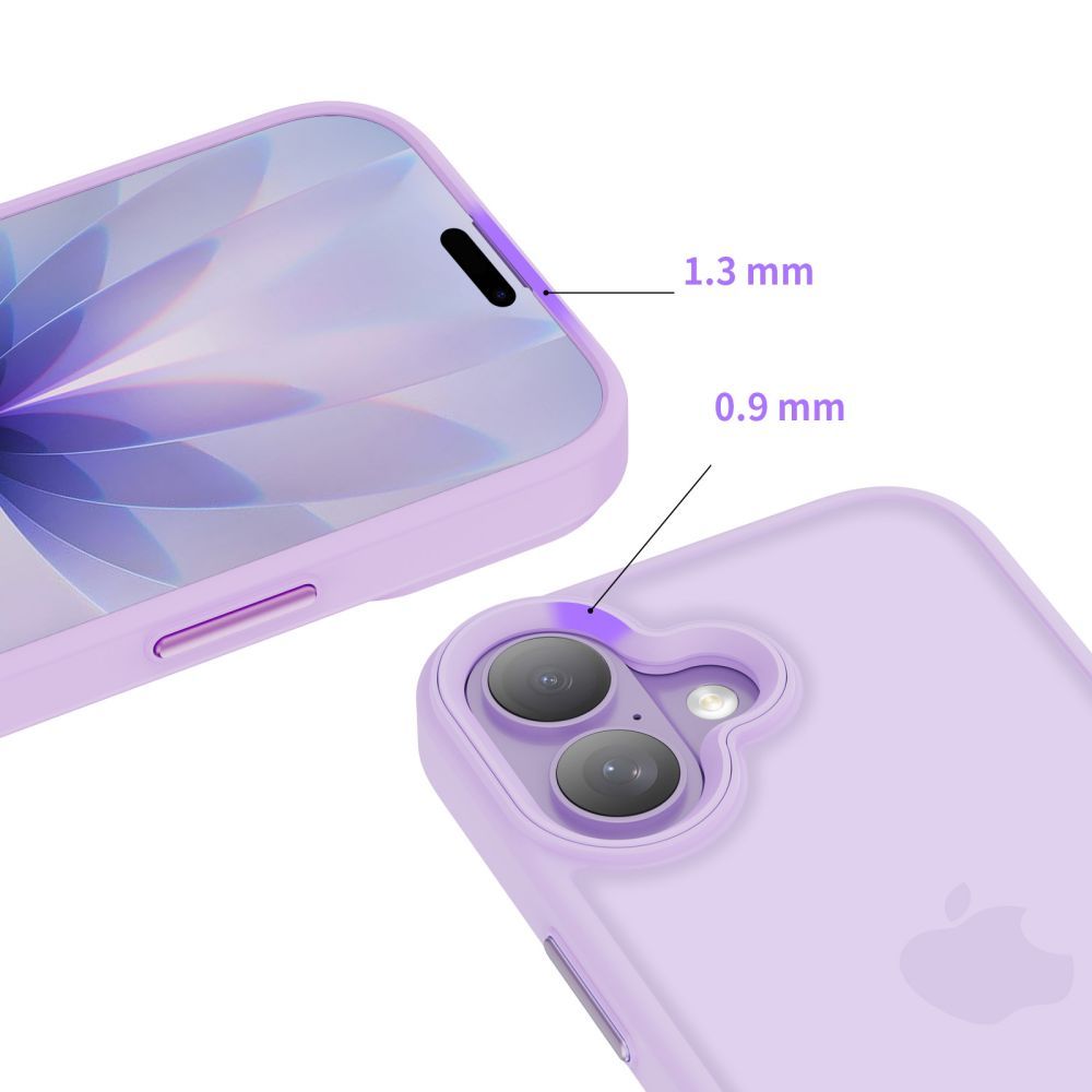 Hoes voor Apple iPhone 17, Tech-Protect, Magmat, Paars Mat