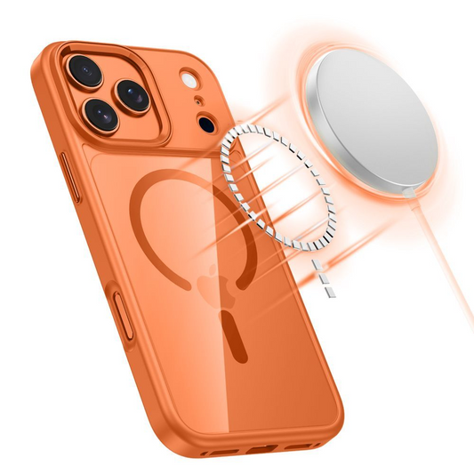 MagSafe hoesje voor Apple iPhone 17 Pro Max, Tech-Protect, Magmat, Oranje