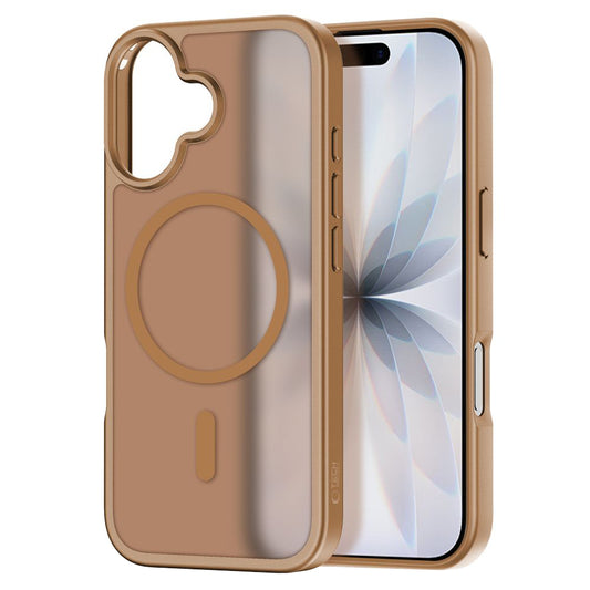 MagSafe hoesje voor Apple iPhone 17, Tech-Protect, BasicMag, Bruin