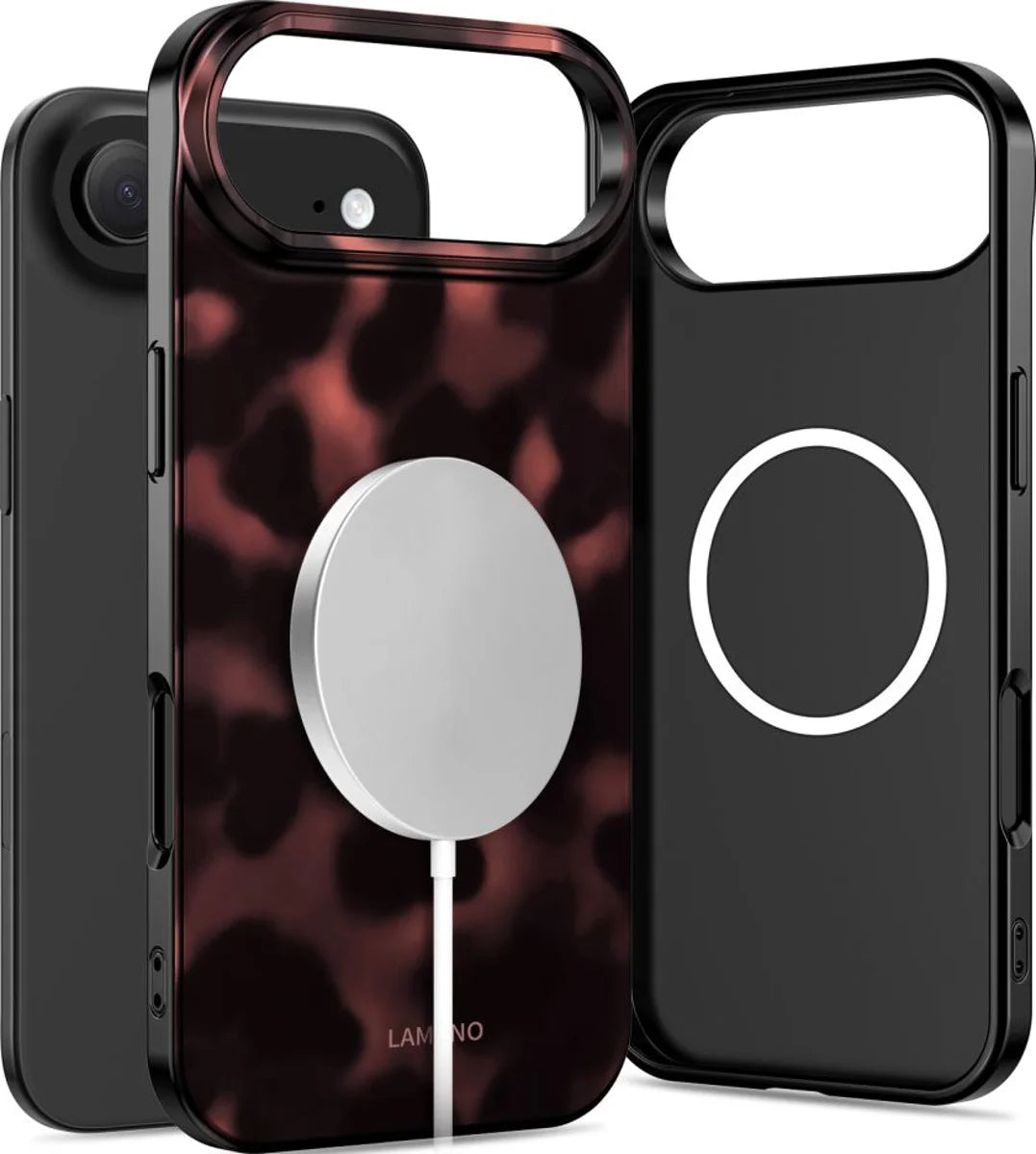 Coque MagSafe pour Apple iPhone 17 Air, Tech-Protect, Lamano Panther, Noire
