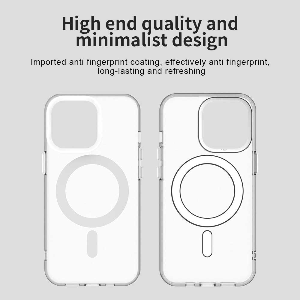 Coque MagSafe pour Apple iPhone 13 Pro, Techsuit, CandyCase, Blanche